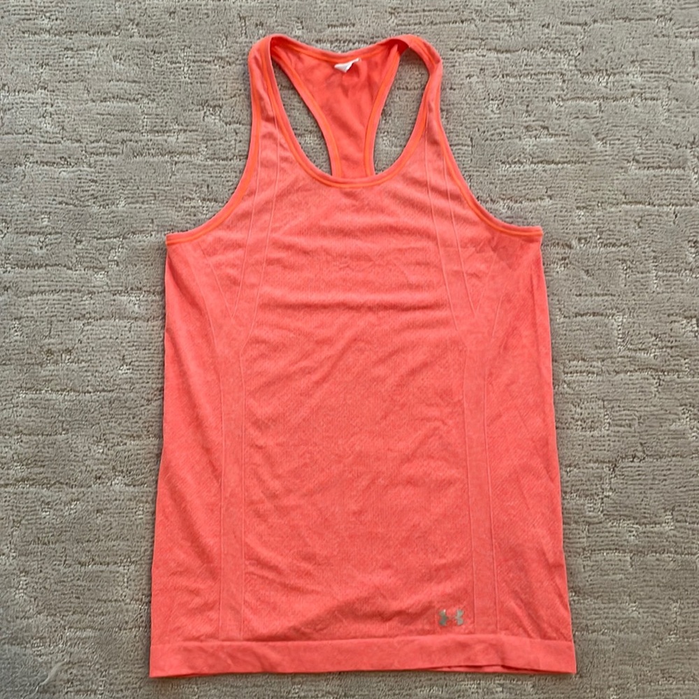 Under Armour Heat Hear Orange Tank Top